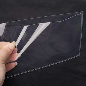 Pochette <span class=keywords><strong>de</strong></span> rangement souple <span class=keywords><strong>et</strong></span> durable en PVC transparent, style moderne <span class=keywords><strong>et</strong></span> minimaliste, unisexe, pour documents <span class=keywords><strong>et</strong></span> monnaies - Product Image 5