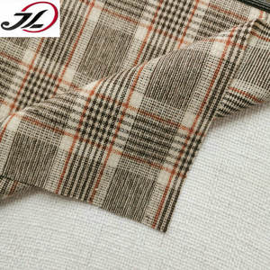 RTS stokta yeni moda ipliği boyalı kontrol tüvit yünlü kumaş takım elbise için - Product Image 4