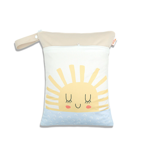 Bolsa de Fraldas para Bebê Bolsa de Armazenamento Portátil para Fraldas Separação de Seco e Molhado Bolsa Impermeável - Product Image 4