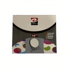 Specchio con Cornice in Vetro da 6 Pollici ESPEJO con Bordo in Ferro, Elegante Decorazione per la Casa - Product Image 3