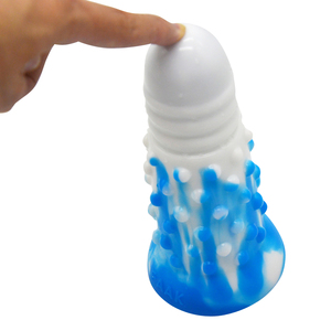 FAAK 18cm*6.8cm Giocattolo Sessuale Fantasia Morbido Punteggiato Simulazione Novità Dildo <span class=keywords><strong>Plug</strong></span> Anale Masturbatore Giocattoli Sessuali Anali per Uomo Donna Coppie - Product Image 6