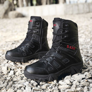 high gloss tactical boots