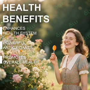 OLLI Sucettes à la vitamine C personnalisées pour adultes, compléments alimentaires en vrac, pur naturel, marque privée, certifié biologique, OEM - Product Image 3