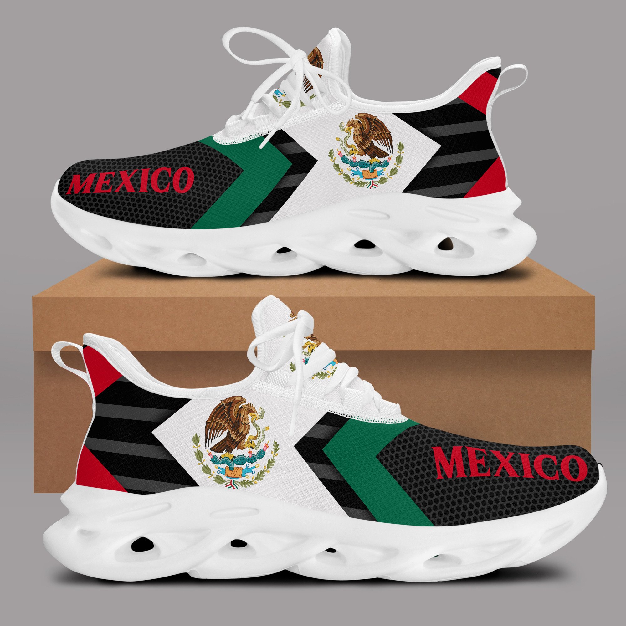 Bandera Zapatos Deportivos Mexicanos Owaheson Bahamas Bandera