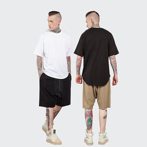 Camiseta lisa de algodón puro de Color sólido con cuello redondo de alta calidad, camiseta blanca de manga corta con logotipo personalizado - Product Image 4