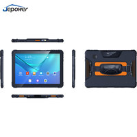 Jepower 10.1 Inch Industrial PDA Android 13 Sidik Jari NFC Tablet Tangguh 6+128GB Kartu Sim Tahan Air Stok Tersedia