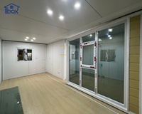 Maison conteneur extensible économique pour location de motel, hébergement hôtelier moderne pour unités d'accueil portables