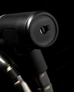 Venta caliente <span class=keywords><strong>Armored</strong></span> Heavy Duty <span class=keywords><strong>Cable</strong></span> Bike Lock-con llave y llavero extraíble gratis - Product Image 4