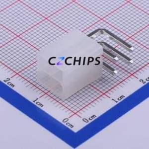 X9357WR-2x02-N2SN Wire-to-Board Pin Header Bent Lead Through Hole,P=4.2mm Connector 2x2P 4.2mm Right Angle Insert 4P - Product Image 1