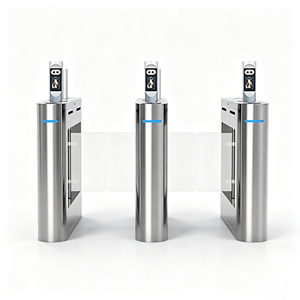 ระบบควบคุมการเข้าออกประตูคู่แบบความเร็วสูง จานเจียง พร้อมระบบจดจำใบหน้า RFID บาร์โค้ด หนังสือเดินทาง สำหรับสนามบิน รถไฟใต้ดิน - Product Image 3