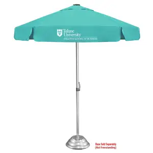 The Vented Bistro Patio Umbrella Commercial Quality UV Protection Pool Umbrella With Heavy Duty Pole Patio Umbrellas Bases