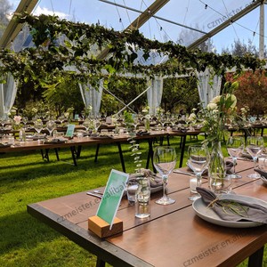 Outdoor Customized A-Frame clear Event <strong>Tent</strong> <strong>20X40m</strong> Wedding Transparent Banquet Party <strong>Marquee</strong> <strong>Tent</strong> with Sidewalls - Product Image 2