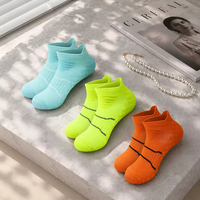 Chaussettes de sport unisexes à séchage rapide, 3 paires, ODM, courtes, haute élasticité, pour la course à pied, pour femmes et hommes