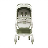 Poussette bébé pliable légère à 4 roues en aluminium et acier inoxydable de haute qualité, fabriquée sur mesure par LianLi Original Factory
