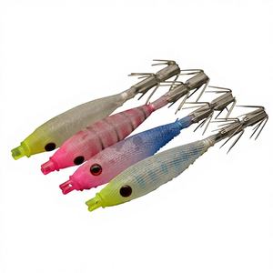 Señuelo de Pesca de Goma Suave Realista con Forma de Calamar de Lion Manufacturing Plant, con Gancho Multipuntas para Agua Poco Profunda y Profunda - Product Image 1