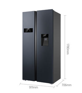<span class=keywords><strong>Distributeur</strong></span> d'<span class=keywords><strong>eau</strong></span> de réfrigérateur 601L double porte sans gel conversion de fréquence barre d'<span class=keywords><strong>eau</strong></span> domestique réfrigérateur - Product Image 1