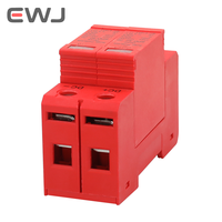 EWJ PV DC SPD 600V 800V 1000V 1500V Parafoudre solaire 2P Dispositifs de protection 40KA 60KA 80KA 100VAC Thunder Peak Suppressor