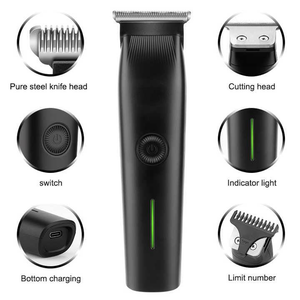 Professionnel 3-en-1 T Lame Tondeuse À <span class=keywords><strong>Cheveux</strong></span> <span class=keywords><strong>Rasoir</strong></span> <span class=keywords><strong>Rasoir</strong></span> À Faible <span class=keywords><strong>Bruit</strong></span> Hommes Kit <span class=keywords><strong>De</strong></span> Toilettage Batterie <span class=keywords><strong>pour</strong></span> Hôtel Utiliser Tête D'huile - Product Image 3