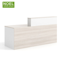 Table de réception de bureau moderne, comptoir de réception, bureau de réception, mobilier de bureau rectangulaire