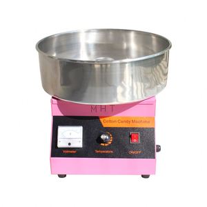 Máquina automática para hacer algodón de azúcar de 220V con tazón de acero inoxidable y cuchara para azúcar, para restaurantes e industrias minoristas, nueva condición. - Product Image 1