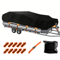 Housse de bateau universelle Bestway résistante aux intempéries, imperméable, résistante aux UV et aux rayures, 600D, pour bateau ponton de 21 à 24 pieds