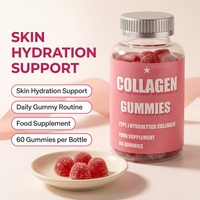 Gummies de collagène hydrolysé, collagène de type I, 60 unités, complément alimentaire
