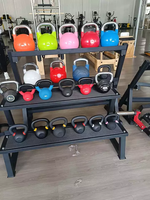 Shandong Minolta Fitness expérience équipement de Fitness Gym poids libre poignée galvanisée colorée Kettlebell