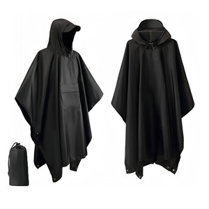 <span class=keywords><strong>Poncho</strong></span> antipioggia <span class=keywords><strong>con</strong></span> <span class=keywords><strong>cappuccio</strong></span> per adulti <span class=keywords><strong>con</strong></span> tasca impermeabile impermeabile impermeabile impermeabile impermeabile Unisex per escursioni in campeggio di emergenza - Product Image 6