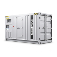 Groupe électrogène diesel silencieux de type conteneur, robuste, 400 kW 500 kVA, super canopy, pour stations minières et de construction