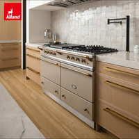 Ensemble de meubles de cuisine modernes Allandgroup, design moderne, couleur moderne, grand organisateur, placards de luxe en chêne Rift avec réfrigérateur encastré