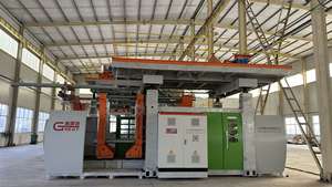 Seau en plastique réservoir d'eau poubelle poubelle poubelle faisant Extrusiuon soufflage <span class=keywords><strong>machine</strong></span> <span class=keywords><strong>de</strong></span> moulage - Product Image 3