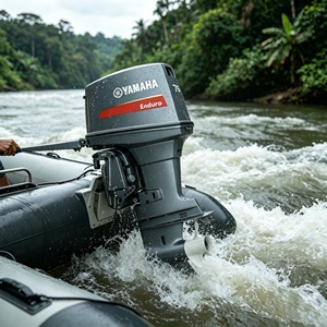Nouveau moteur de bateau à essence 2 temps 75 CV - Démarrage manuel 3 cylindres Système de propulsion marine complet pour navires - Product Image 3