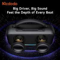 Haut-parleur portable Mcdodo 898 ZENO BassBoost 2 avec grand haut-parleur de 60 mm, son stéréo, V5.4, étanche IPX5, charge rapide USB-C 4000 mAh