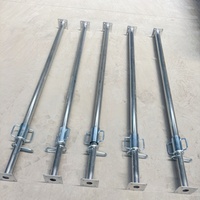 Puntal Telescópico Ajustable de Acero Galvanizado, Alta Resistencia, Anticorrosión, para Encofrados, Escaleras y Almacenes