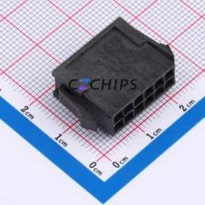 ZX-MX3.0-2-6P-HMJK Housing (Wire-to-Board / Wire-to-Wire) P=3mm Connector 2x6P 3mm Micro-Fit (MX 3.0) 3mm - Product Image 2