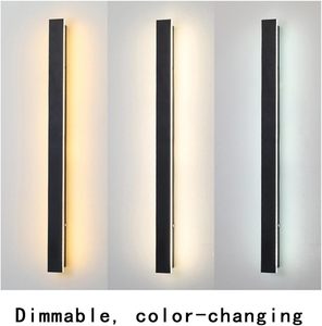 Aluminum Square Acrylic Outdoor Solar LED <b>Wall</b> <b>Sconce</b> Light IP65 Waterproof Energy Saving Modern Design for Garden & Porch - Product Image 2