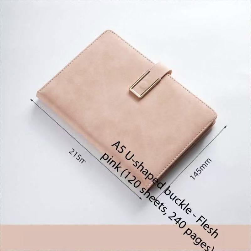 Hebilla en forma de U rosa y azul