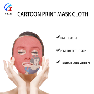 Bahan Masker Wajah Kain Non-Woven Serat Nabati Anak-Anak dengan Cetakan Kartun Hewan Lucu dan Warna-Warni Pola Kustom Y154 - Product Image 5