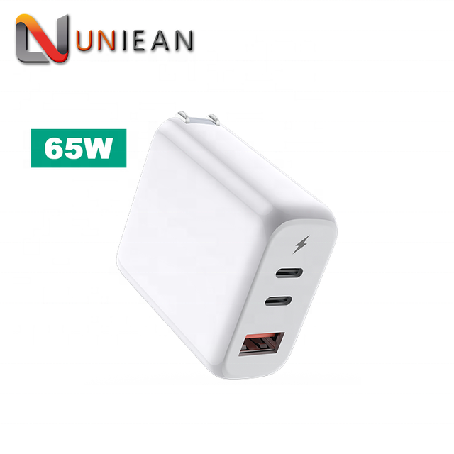PD UK USBC 65w USB Plug USB-C Laptop Phone Charger GaN Power Adapter