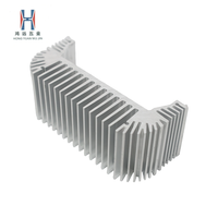 Dissipateur thermique LED COB personnalisé, machine CNC, série 6063, dissolvant thermique en aluminium extrudé, tempérament T5, radiateur pour le domaine électronique