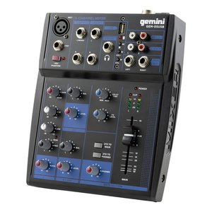 Mélangeur de disques DJ PROFESSIONNEL Noir GEM 05USB - Product Image 1