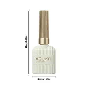 Vernis à ongles gel blanc laiteux Xeijayi 15ml, hydratant, gel UV pour usage professionnel en salon - Product Image 5