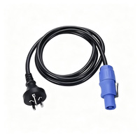 Projecteur LED compatible prise australienne avec contrôle DMX512, éclairage de scène LED IP33, câble d'alimentation 3 conducteurs RGBW pour spectacles et événements