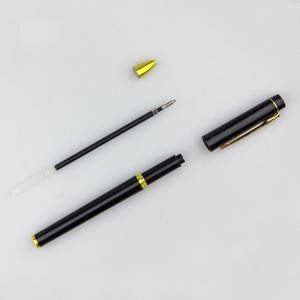 Anpassbarer Logo Multi color Business Signature Pen mit rot/blau/schwarzer Tinte Kunststoff Gel Pen 0,5mm Spitze - Product Image 6