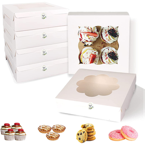 Mochi Donut Boxes Custom Packaging Customized  Donut Packaging Box For Donuts  Custom Donut Box With Window