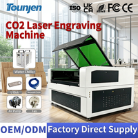 Machine de gravure/découpe laser CO2, nouveau contrôleur Ruida, haute précision, refroidissement par eau CNC, acrylique, bois, contreplaqué, pierre, verre, AI LAS
