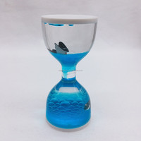 Minuteur liquide en acrylique, nouveau jouet à mouvement liquide, sablier à huile, sablier à action liquide