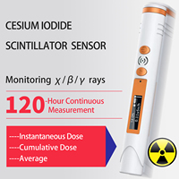 Détecteur de rayonnement nucléaire à scintillateur d'iode de césium haute sensibilité HFS-P3-CsI avec écran LCD pour la détection des rayons bêta, gamma et X