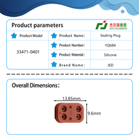 Bouchons d'étanchéité 33471-0401 pour connecteurs automobiles Molex, joint en caoutchouc silicone, étanchéité IP67