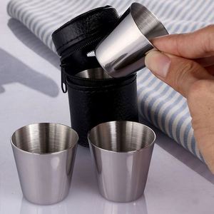 Stainless Steel Travel Tumbler Set With Lid Portable Round Cup For Outdoor Use - Product Image 6